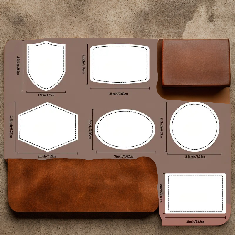 Engravable Leather Patches
