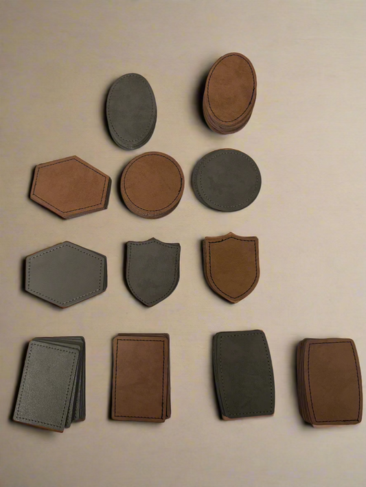 Engravable Leather Patches